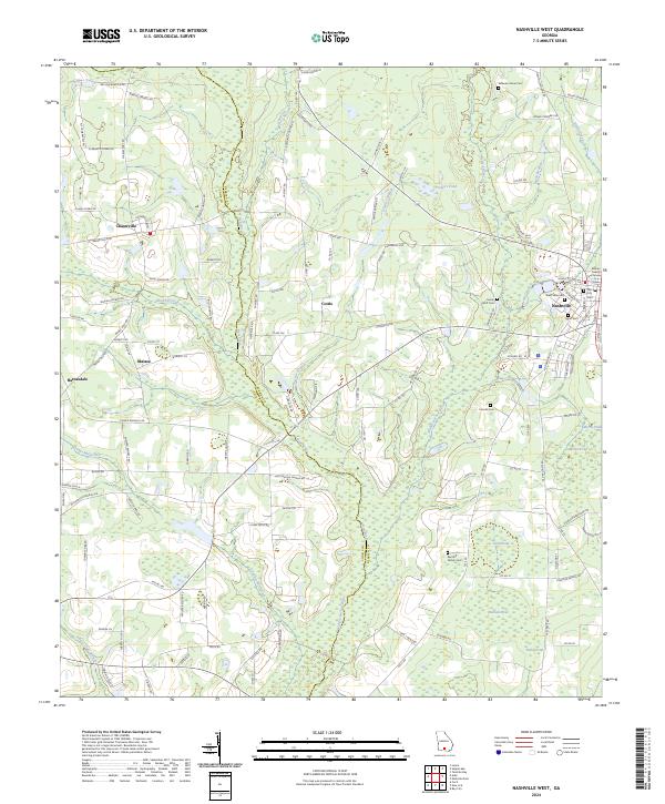 Nashville West topographic map thumbnail