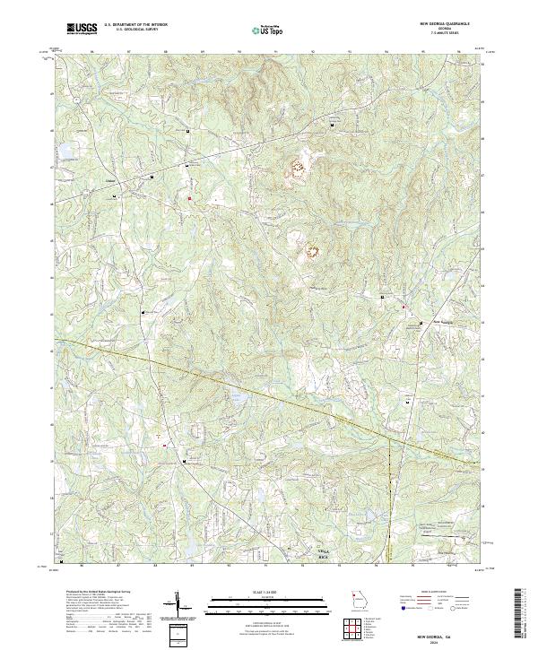 New Georgia 2024 topographic map thumbnail