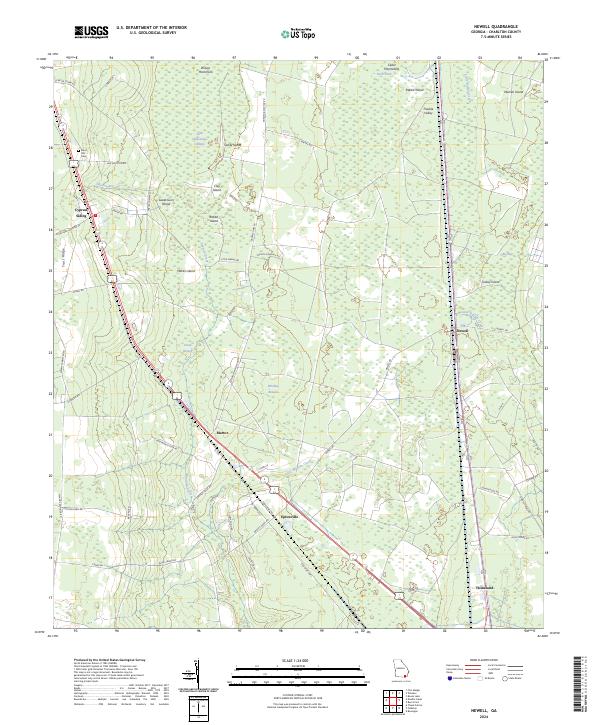 Newell topographic map thumbnail