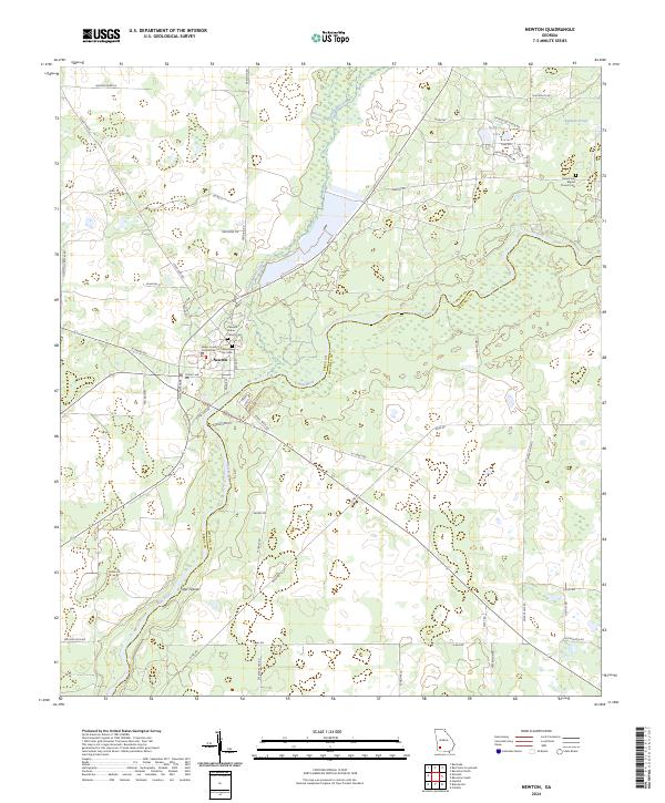 Newton topographic map thumbnail