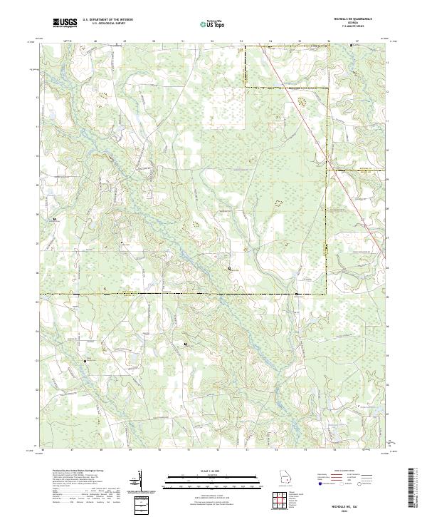 Nicholls NE 2024 topographic map thumbnail