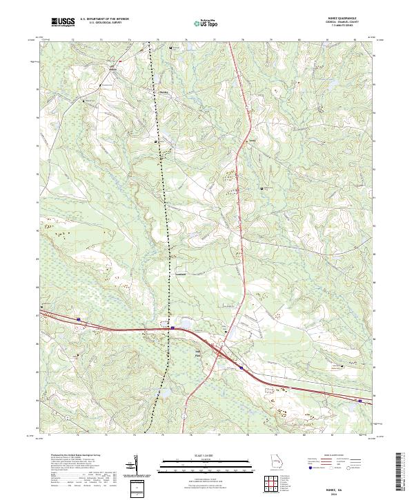 Nunez topographic map thumbnail