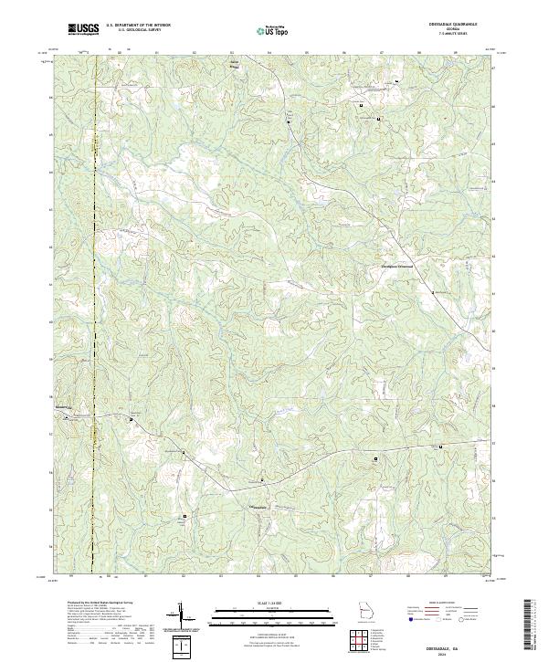 Odessadale 2024 topographic map thumbnail