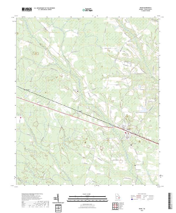 Odum 2024 topographic map thumbnail