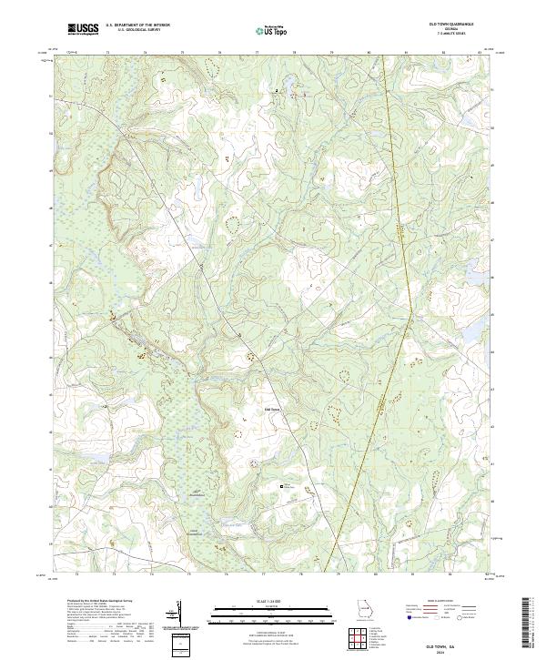 Old Town 2024 topographic map thumbnail