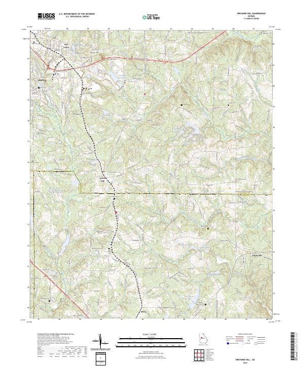 Orchard Hill 2024 topographic map thumbnail