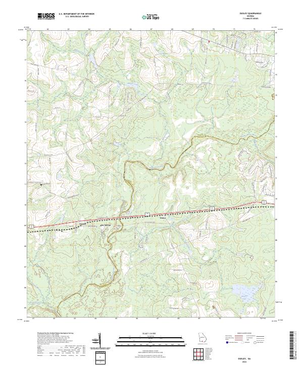 Ousley 2024 topographic map thumbnail