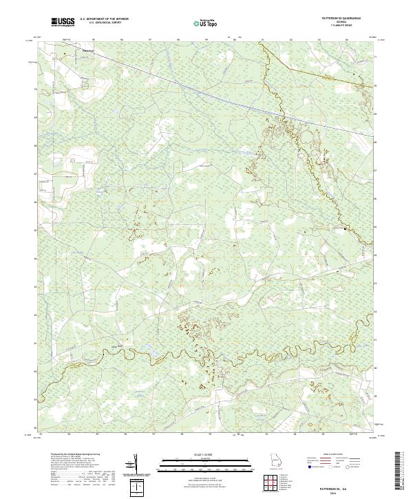 Patterson SE 2024 topographic map thumbnail