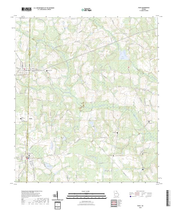 Pavo topographic map thumbnail