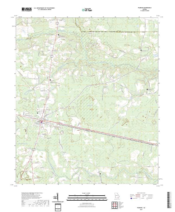 Pearson 2024 topographic map thumbnail