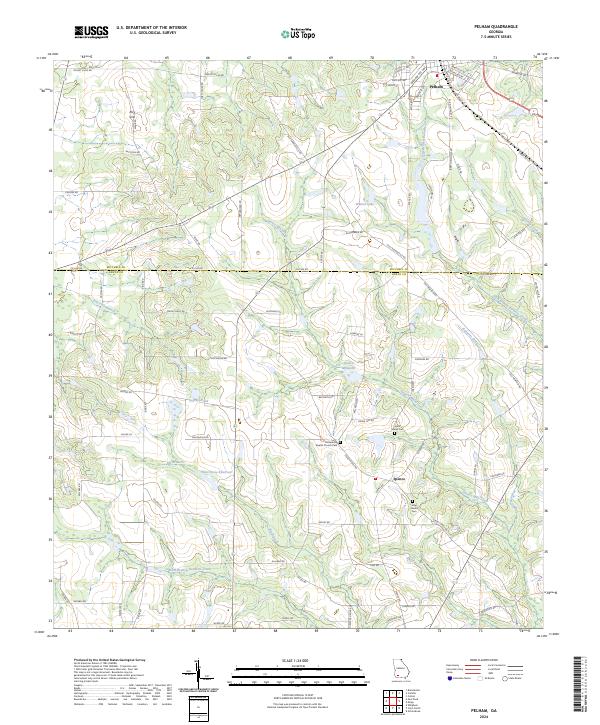Pelham topographic map thumbnail