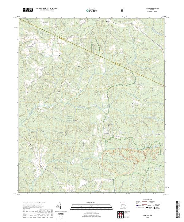 Penfield topographic map thumbnail