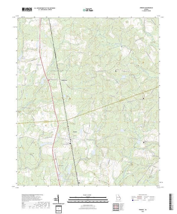 Perkins topographic map thumbnail