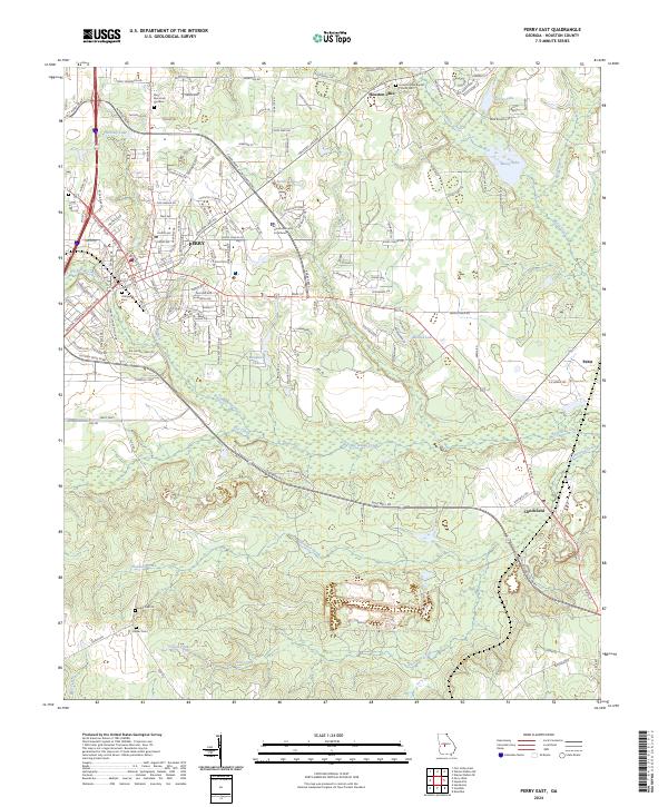 Perry East topographic map thumbnail
