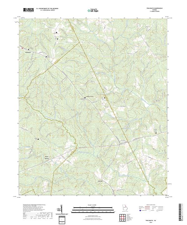 Philomath 2024 topographic map thumbnail
