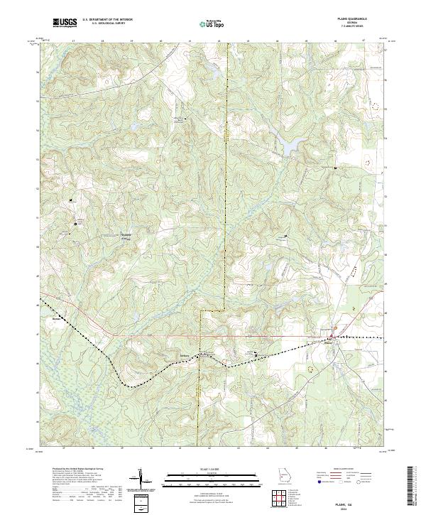 Plains 2024 topographic map thumbnail