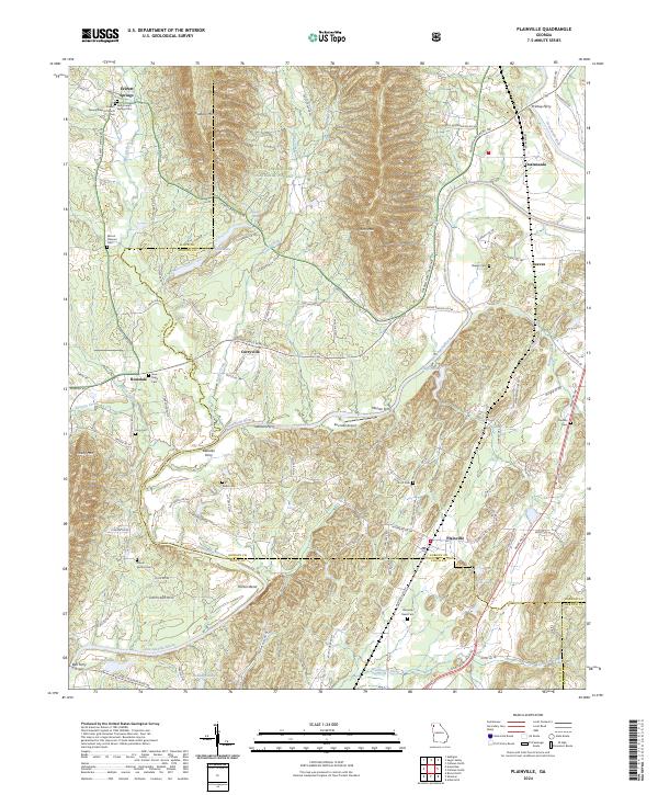Plainville topographic map thumbnail