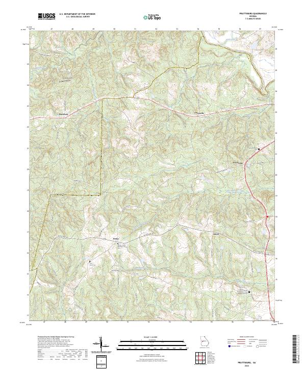 Prattsburg topographic map thumbnail