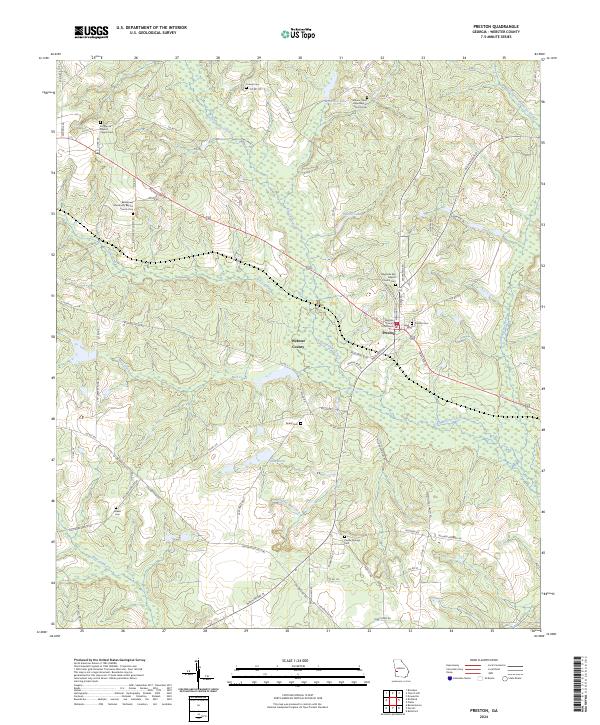 Preston 2024 topographic map thumbnail