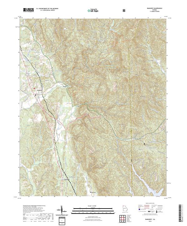 Ramhurst topographic map thumbnail