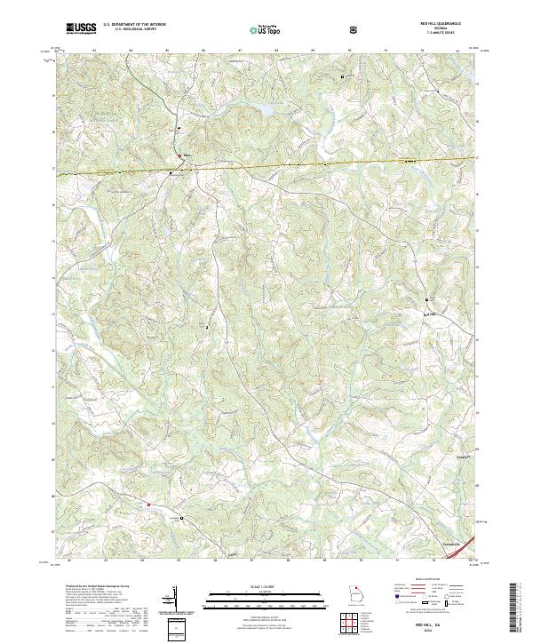 Red Hill 2024 topographic map thumbnail