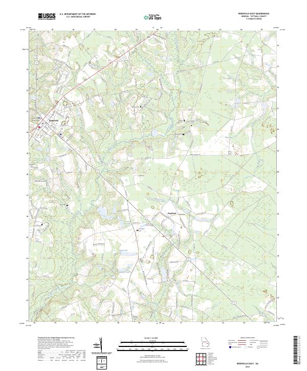 Reidsville East topographic map thumbnail