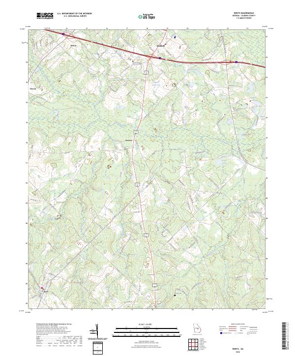 Rentz 2024 topographic map thumbnail