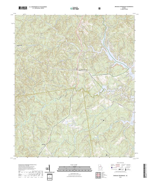 Resseaus Crossroads 2024 topographic map thumbnail