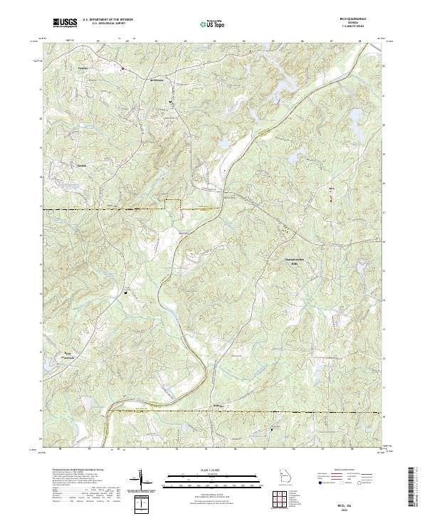 Rico topographic map thumbnail