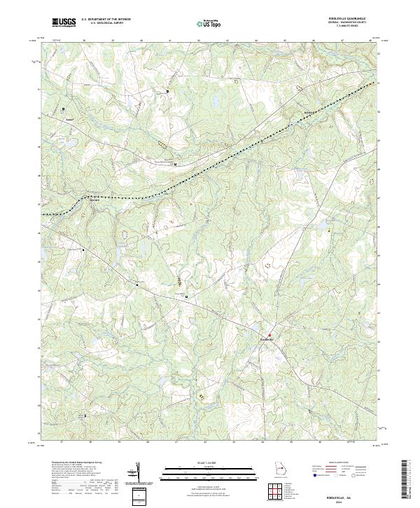 Riddleville 2024 topographic map thumbnail