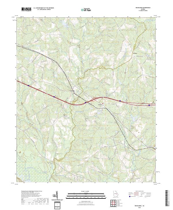 Rockledge topographic map thumbnail