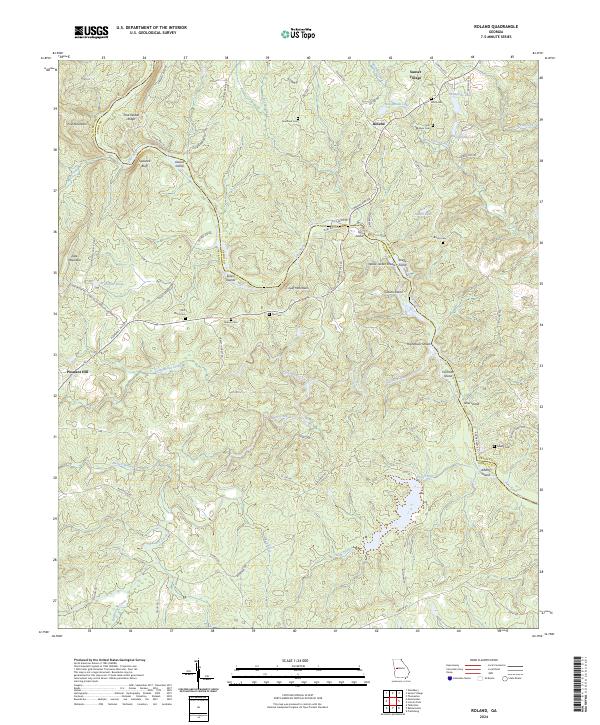 Roland 2024 topographic map thumbnail