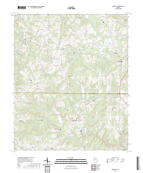 Roopville topographic map thumbnail