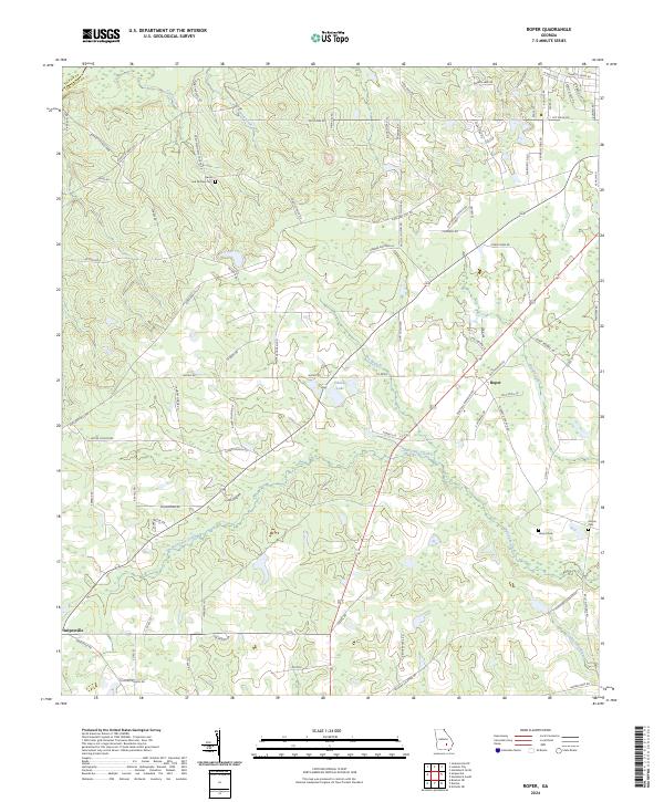 Roper topographic map thumbnail