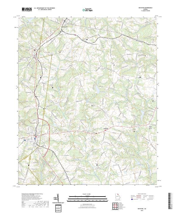 Royston topographic map thumbnail