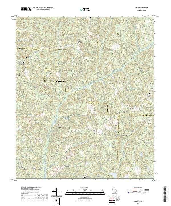 Sanford 2024 topographic map thumbnail