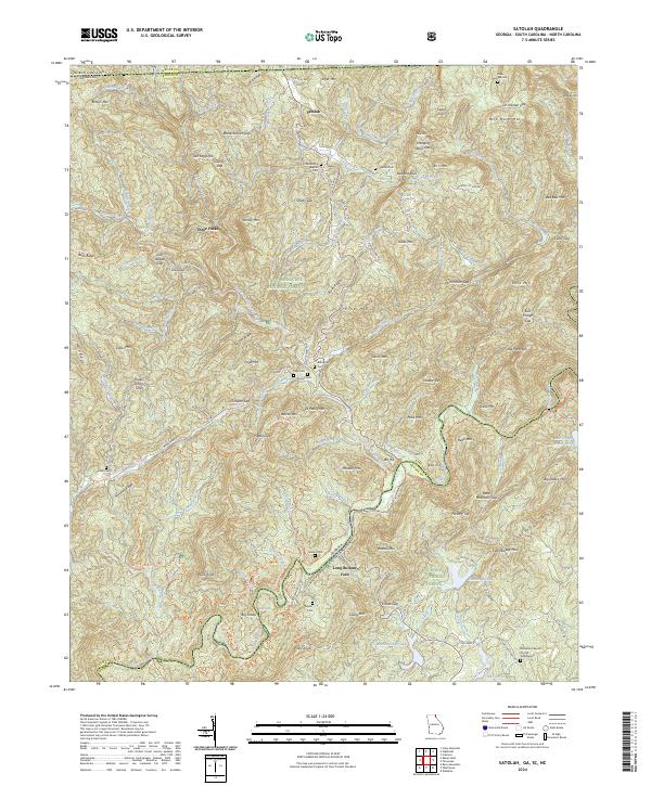 Satolah 2024 topographic map thumbnail