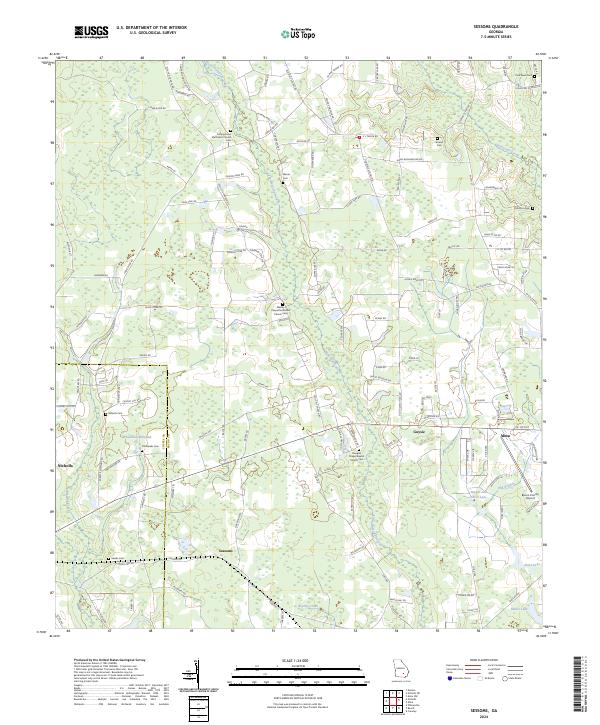 Sessoms topographic map thumbnail
