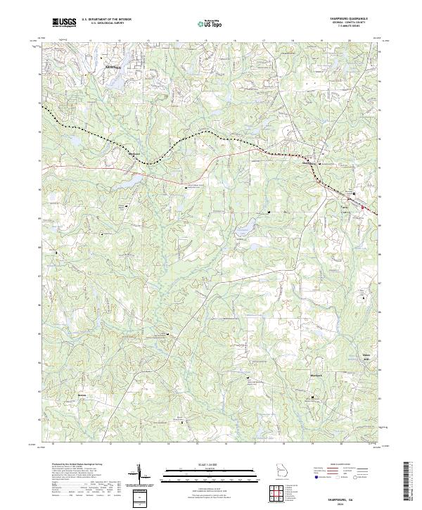Sharpsburg topographic map thumbnail