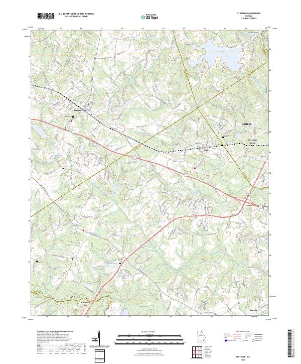 Statham 2024 topographic map thumbnail
