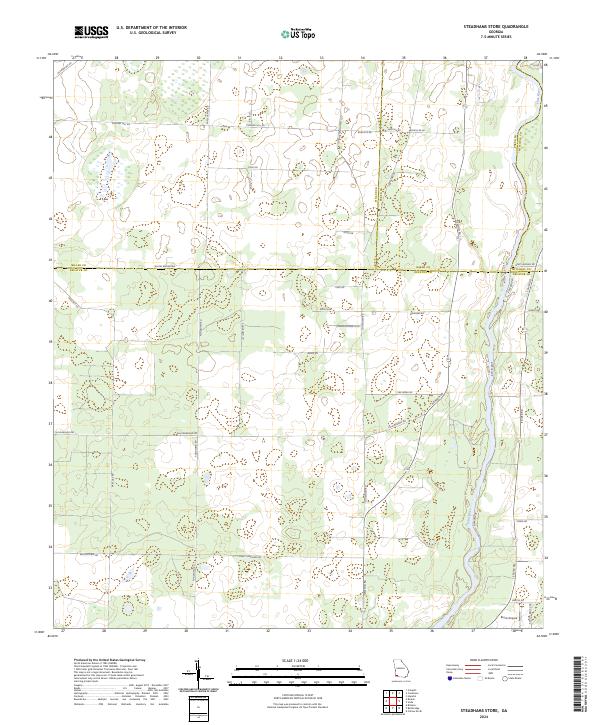Steadhams Store topographic map thumbnail