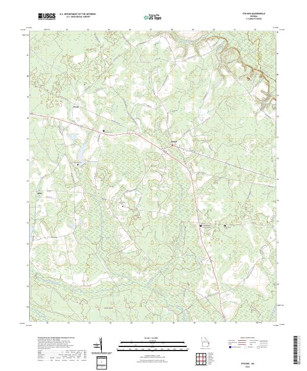 Stilson topographic map thumbnail