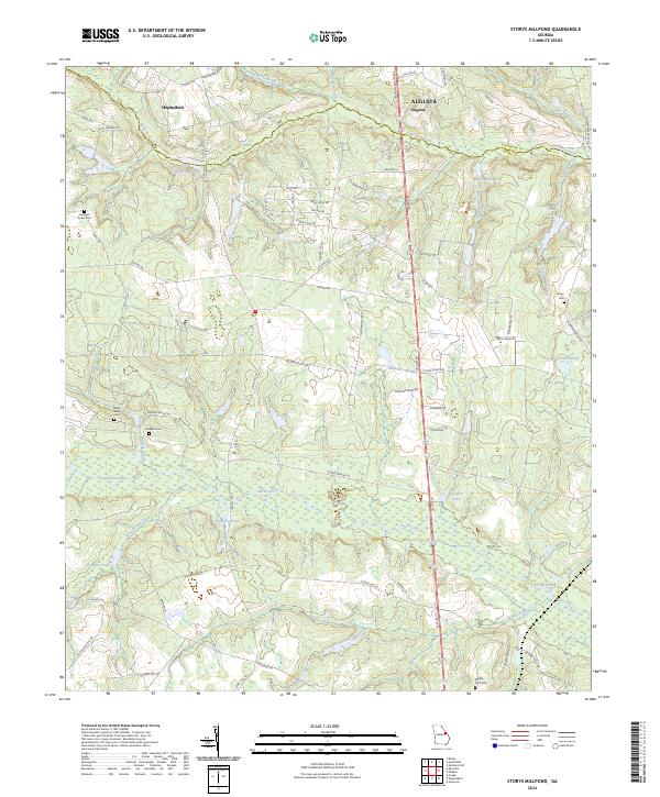 Storys Millpond topographic map thumbnail