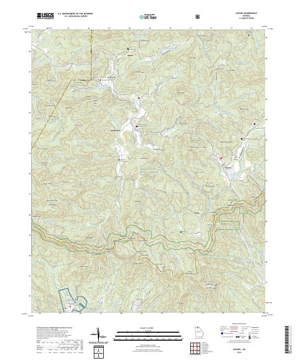 Suches 2024 topographic map thumbnail