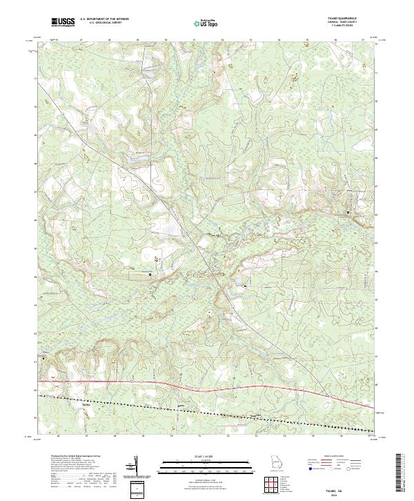 Talmo 2024 topographic map thumbnail