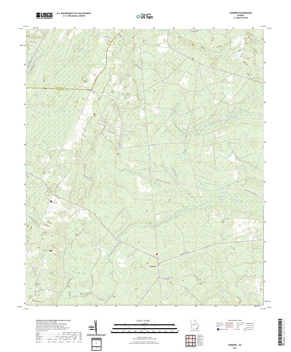 Tarboro 2024 topographic map thumbnail
