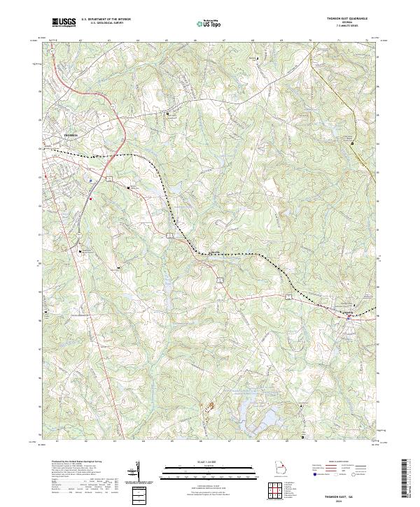 Thomson East 2024 topographic map thumbnail