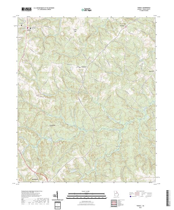 Tignall 2024 topographic map thumbnail