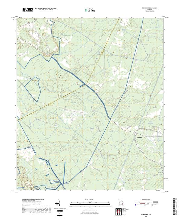 Townsend topographic map thumbnail