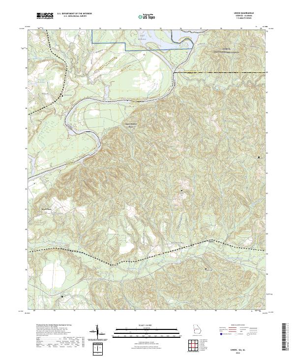 Union topographic map thumbnail
